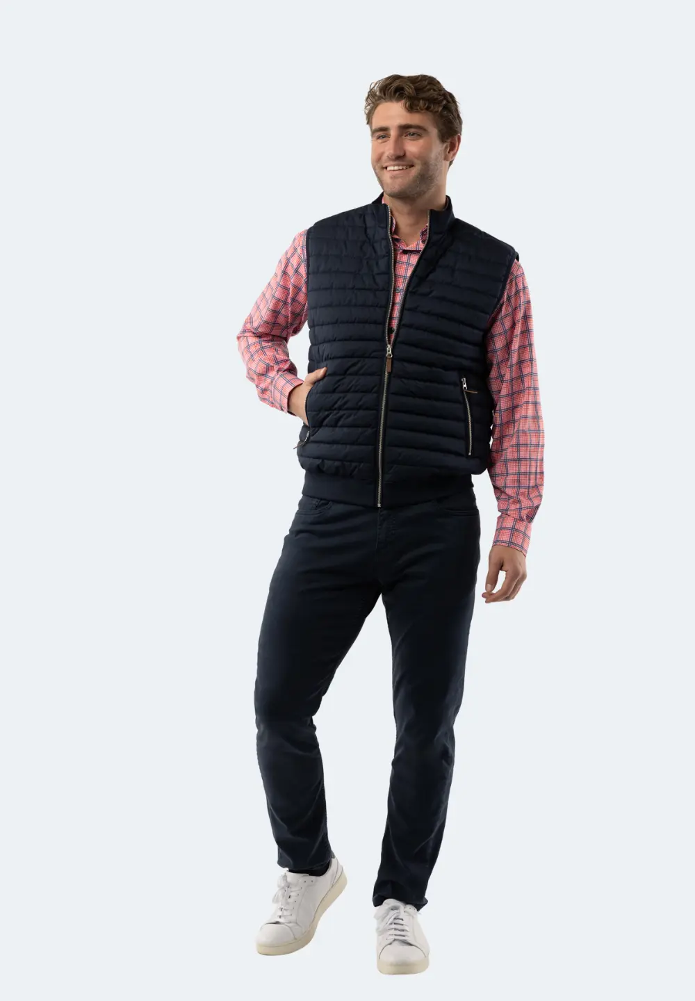 Темно-синий стеганый жилет American Heritage
Темно-синий стеганый жилет American Heritage