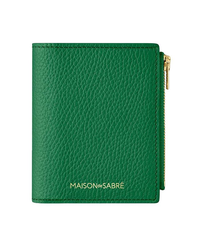 Маленький кожаный кошелек-бифолд MAISON de SABRÉ, зеленый
Маленький кожаный кошелек-бифолд MAISON de SABRÉ, зеленый