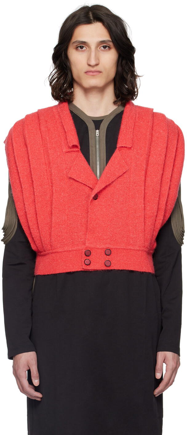 Розовый кардиган Orson Kiko Kostadinov
Розовый кардиган Orson Kiko Kostadinov