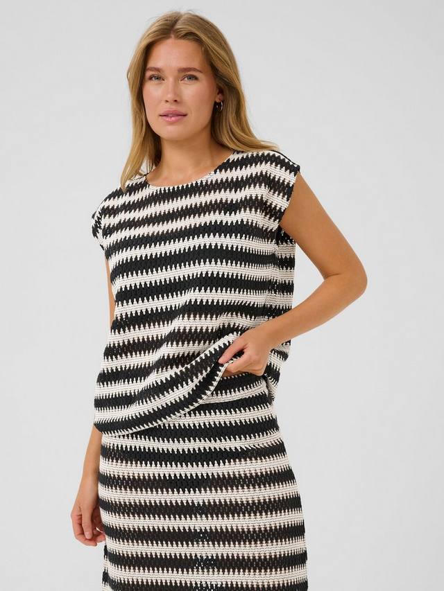 Топ Molin в полоску с кружевными деталями KAFFE, Multi
Топ Molin в полоску с кружевными деталями KAFFE, Multi