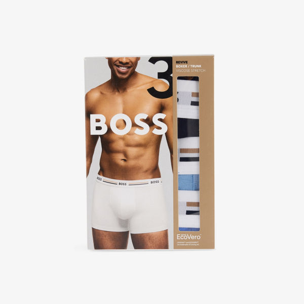 Трусы-боксеры Boss Revive на резинке, 3 пары
Трусы-боксеры Boss Revive на резинке, 3 пары