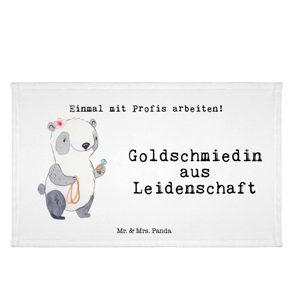 Полотенце для гостей Mr. & Mrs. Panda Goldsmith Passion - Белый - Подарок, Золотые украшения, Коллега, Обучение, Торговец ювелирными изделиями, Полотенце для гостей, Полотенце для путешествий, Открытие
Полотенце для гостей Mr. & Mrs. Panda Goldsmith Passion - Белый - Подарок, Золотые украшения, Коллега, Обучение, Торговец ювелирными изделиями, Полотенце для гостей, Полотенце для путешествий, Открытие