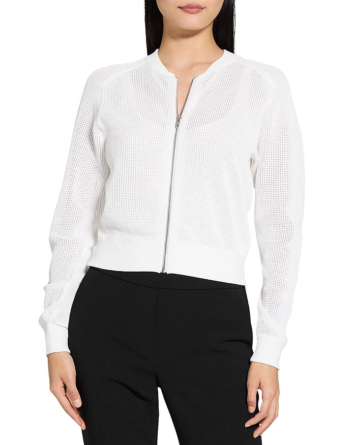 Кардиган с круглым вырезом Theory, белый
Кардиган с круглым вырезом Theory, белый