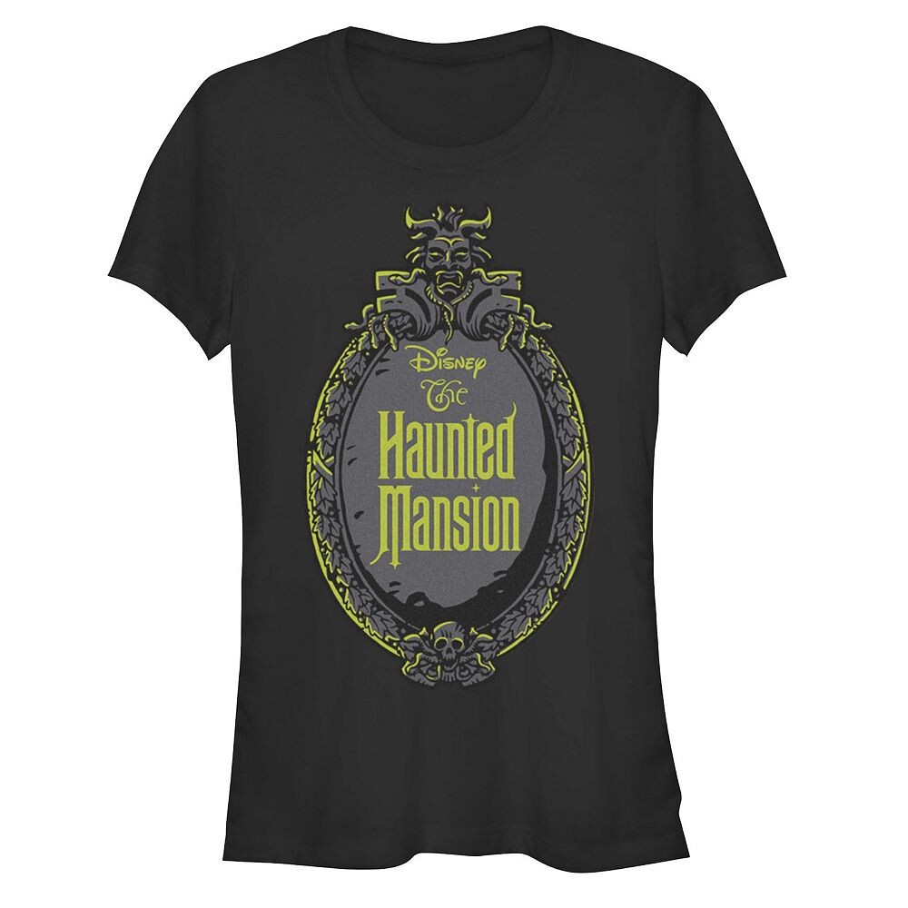 Женская футболка в зеркальной рамке Disney's The Haunted Mansion Licensed Character, черный
Женская футболка в зеркальной рамке Disney's The Haunted Mansion Licensed Character, черный