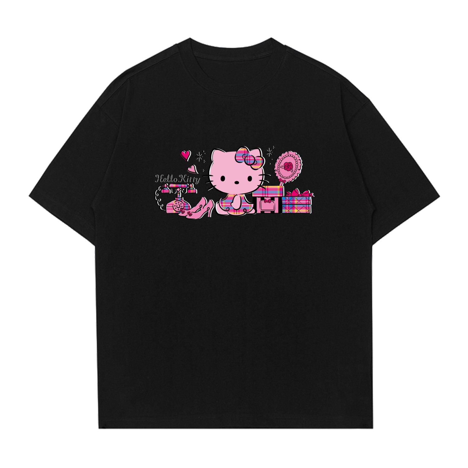 Sanrio Футболка Hello Kitty 2025 Summer Unisex Black, White
Sanrio Футболка Hello Kitty 2025 Summer Unisex Black, White