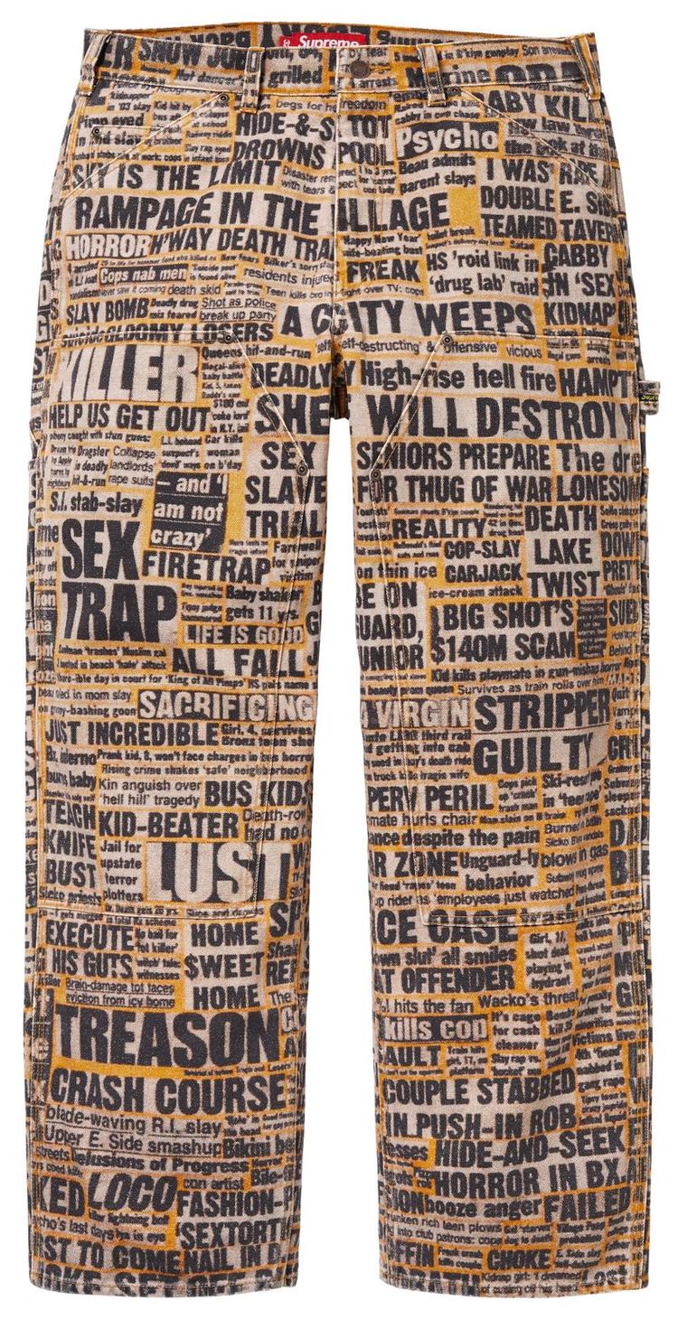 Брюки Supreme x Dash Snow Double Knee Painter Pant, мультиколор
Брюки Supreme x Dash Snow Double Knee Painter Pant, мультиколор