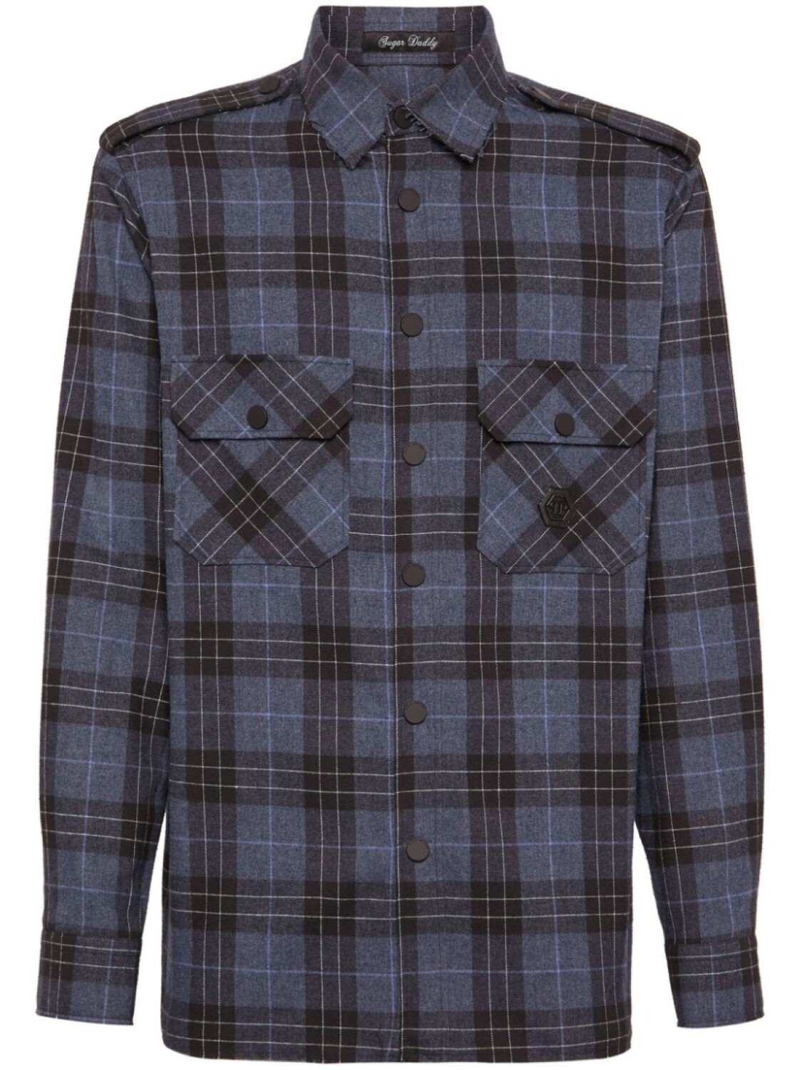 Philipp Plein рубашка с принтом Skull&Bones, синий
Philipp Plein рубашка с принтом Skull&Bones, синий