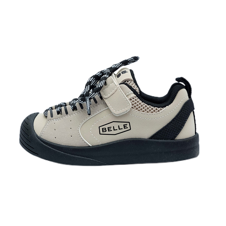 Детские кроссовки для скейтбординга с противоскользящим покрытием и износостойкостью BELLE, черный 
Детские кроссовки для скейтбординга с противоскользящим покрытием и износостойкостью BELLE, черный