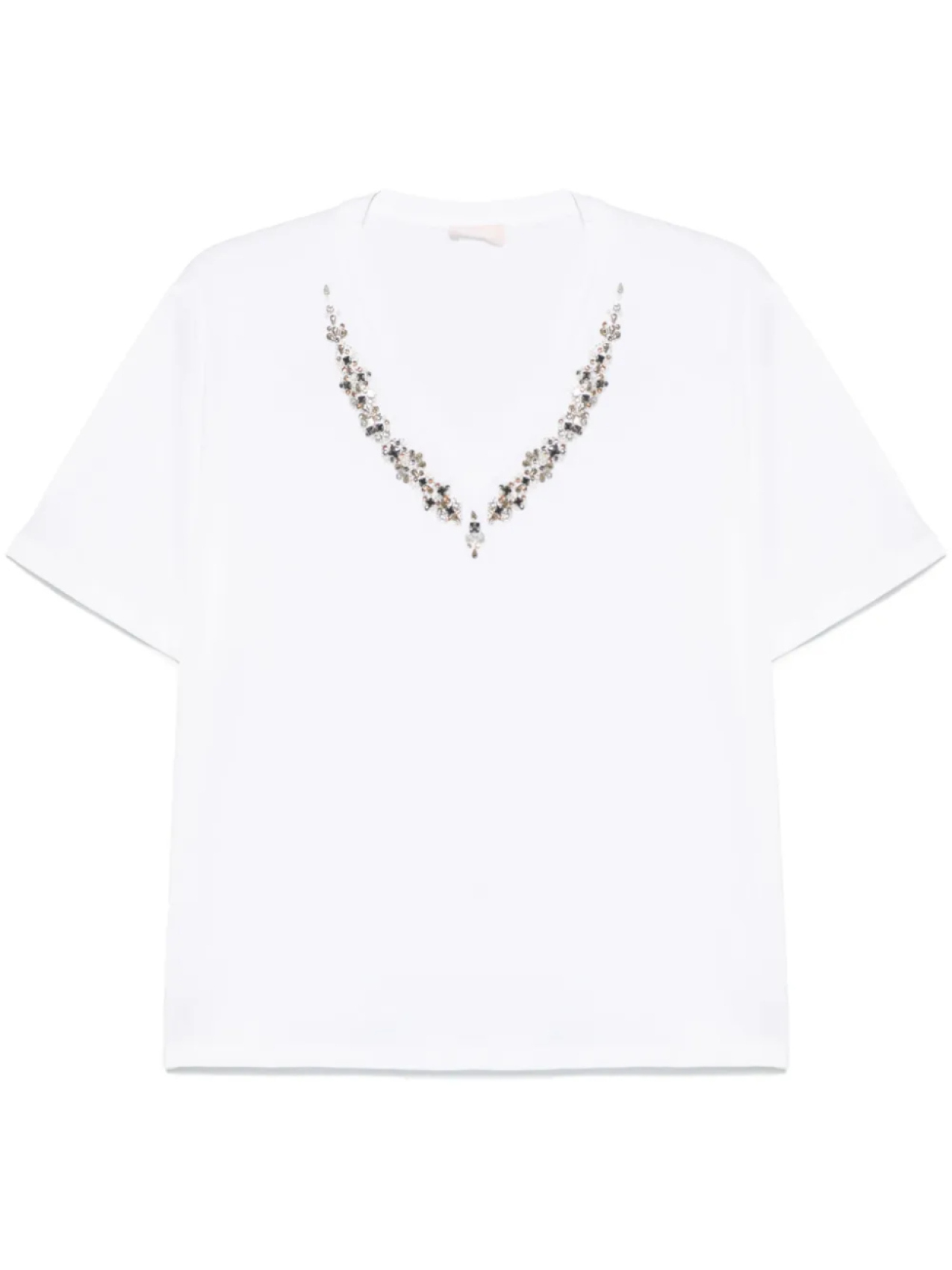 Футболка, украшенная кристаллами LIU JO, белый
Футболка, украшенная кристаллами LIU JO, белый