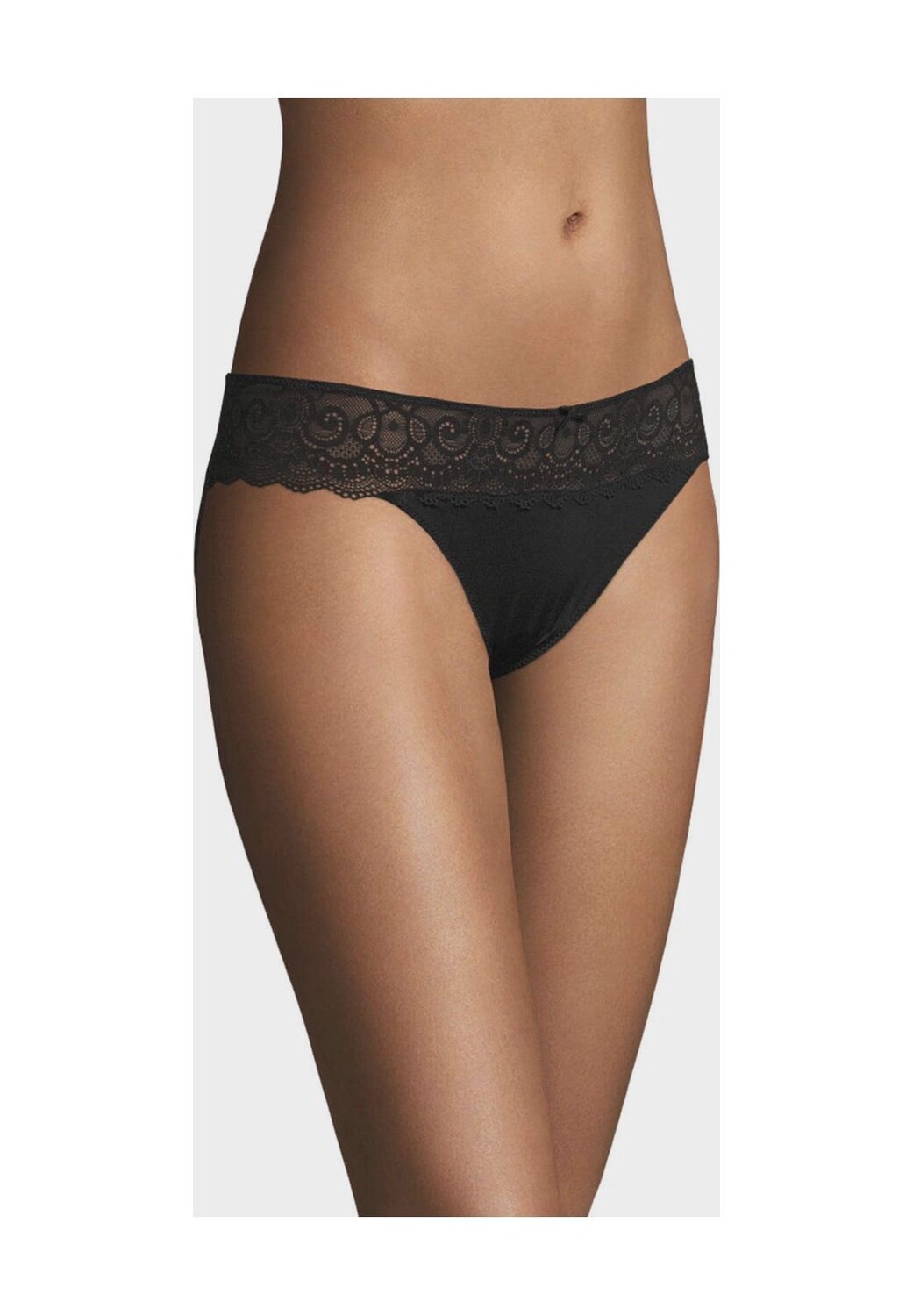 Женские кружевные трусы с плоской талией Amorous mey, черный 
Женские кружевные трусы с плоской талией Amorous mey, черный