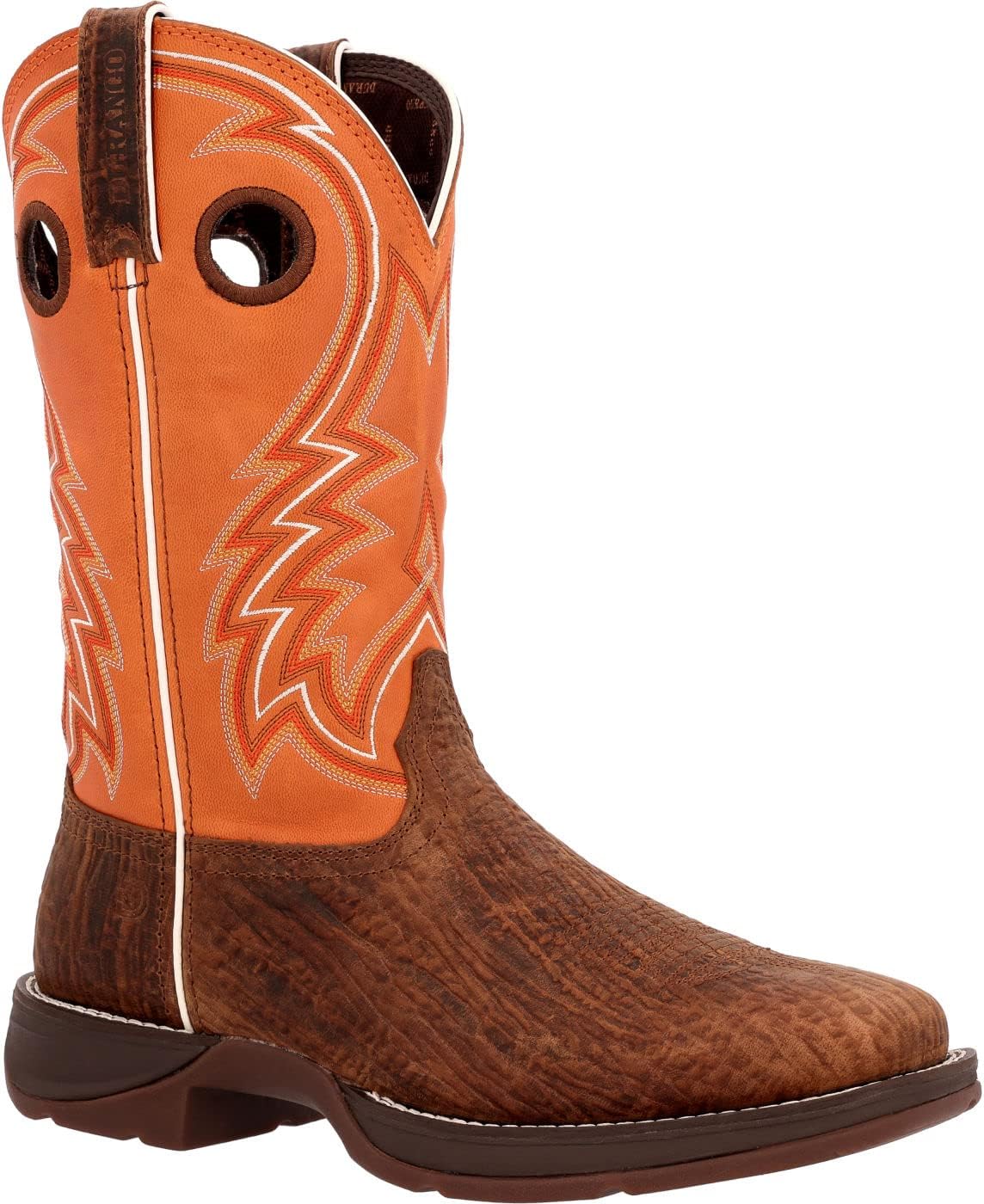Мужские вестерн-бутсы Durango Rebel от Durango цвета коры кедра и оранжевого монарха
Мужские вестерн-бутсы Durango Rebel от Durango цвета коры кедра и оранжевого монарха