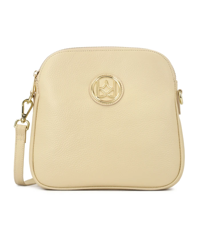 Кожаная сумка кремового цвета с двумя отделениями. Kazar, бежевый
Кожаная сумка кремового цвета с двумя отделениями. Kazar, бежевый