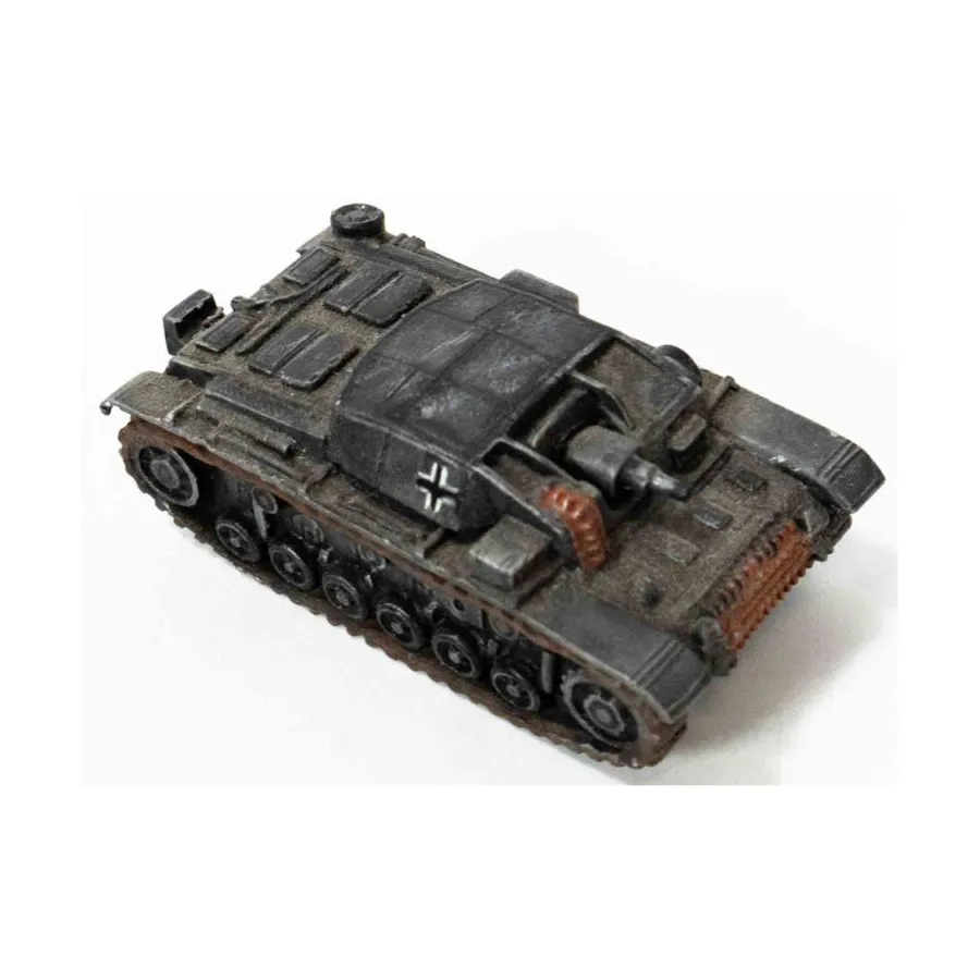 Немецкий StuG III, коллекция №1, Miscellaneous Historical Miniatures - Loose Miniatures (10mm) (Unidentifiable Manufacturer)
Немецкий StuG III, коллекция №1, Miscellaneous Historical Miniatures - Loose Miniatures (10mm) (Unidentifiable Manufacturer)