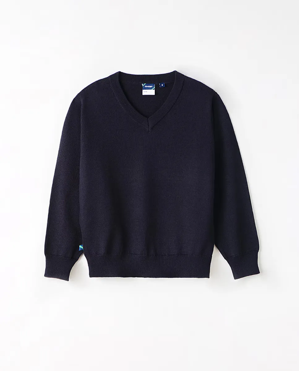 Базовый свитер с V-образным вырезом Kids El Corte Inglés, темно-синий
Базовый свитер с V-образным вырезом Kids El Corte Inglés, темно-синий