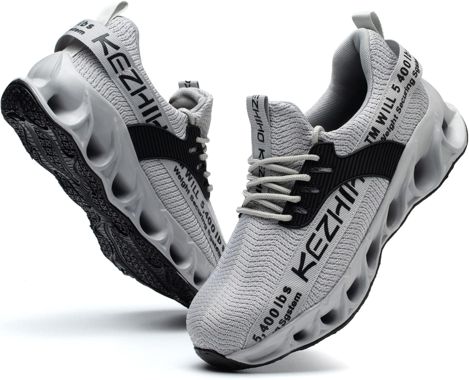 Мужские рабочие ботинки Kezhiho со стальным носком, легкие, удобные, дышащие, непрокалываемые, противоскользящие, модные, неразрушимые, для строительных и промышленных работ, серый
Мужские рабочие ботинки Kezhiho со стальным носком, легкие, удобные, дышащие, непрокалываемые, противоскользящие, модные, неразрушимые, для строительных и промышленных работ, серый