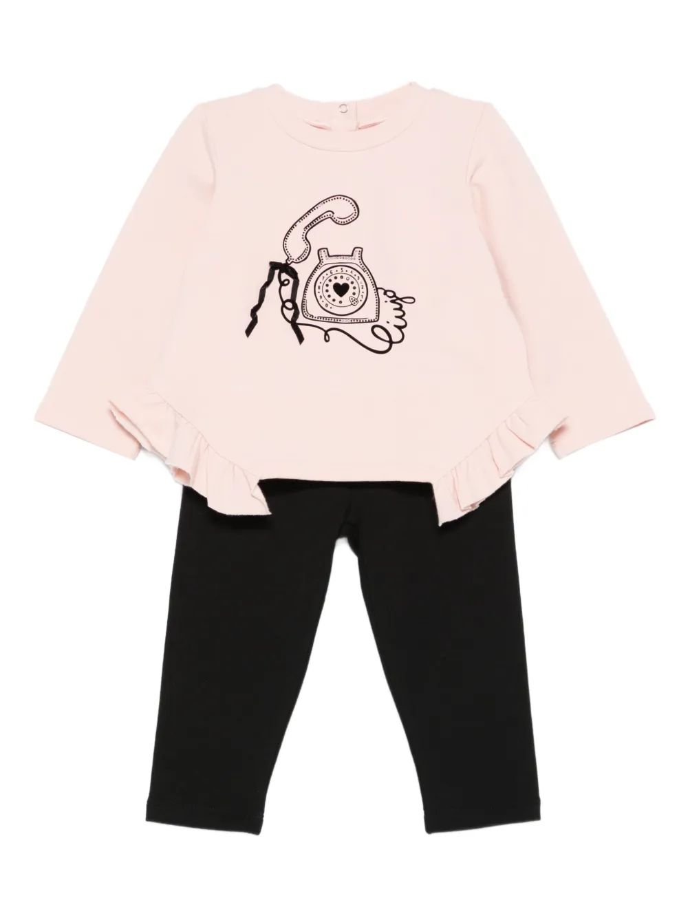 Комплект из топа и брюк с принтом Liu Jo Kids, черный
Комплект из топа и брюк с принтом Liu Jo Kids, черный