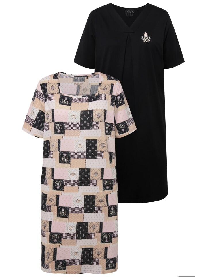 Ночная рубашка Ulla Popken, черный
Ночная рубашка Ulla Popken, черный