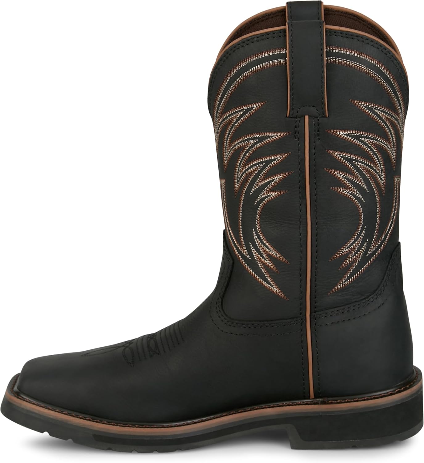 Мужские ботинки Justin Widowmaker 11 с водонепроницаемым стальным носком - коллекция Stampede - прочная, противоскользящая, удобная защитная обувь, черный
Мужские ботинки Justin Widowmaker 11 с водонепроницаемым стальным носком - коллекция Stampede - прочная, противоскользящая, удобная защитная обувь, черный