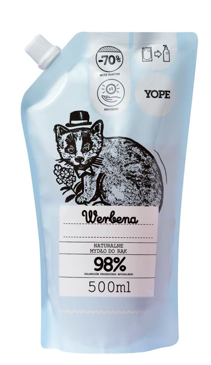 Yope Werbena жидкое мыло, 500 ml
Yope Werbena жидкое мыло, 500 ml