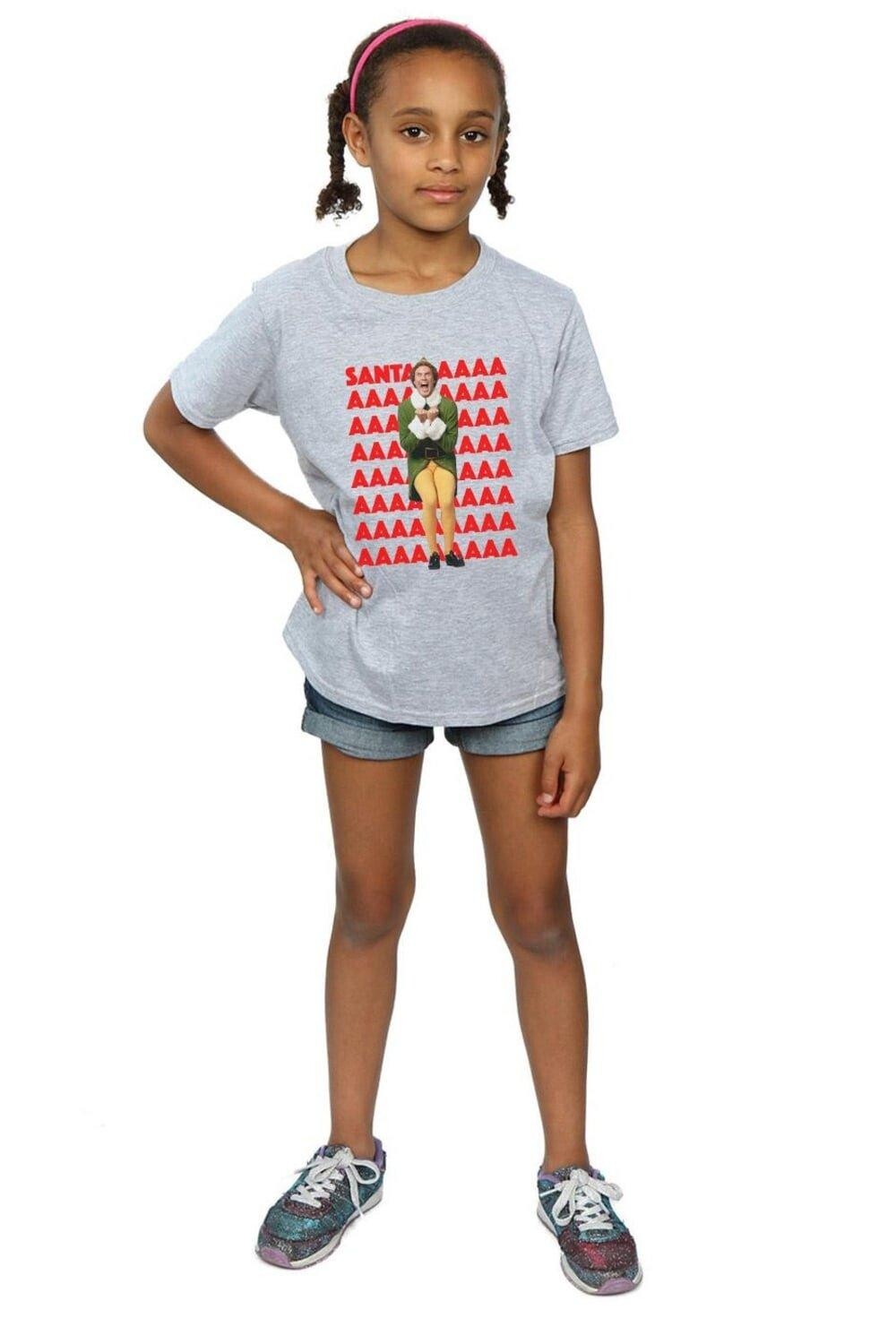 Хлопковая футболка Buddy Santa Scream Elf, серый
Хлопковая футболка Buddy Santa Scream Elf, серый