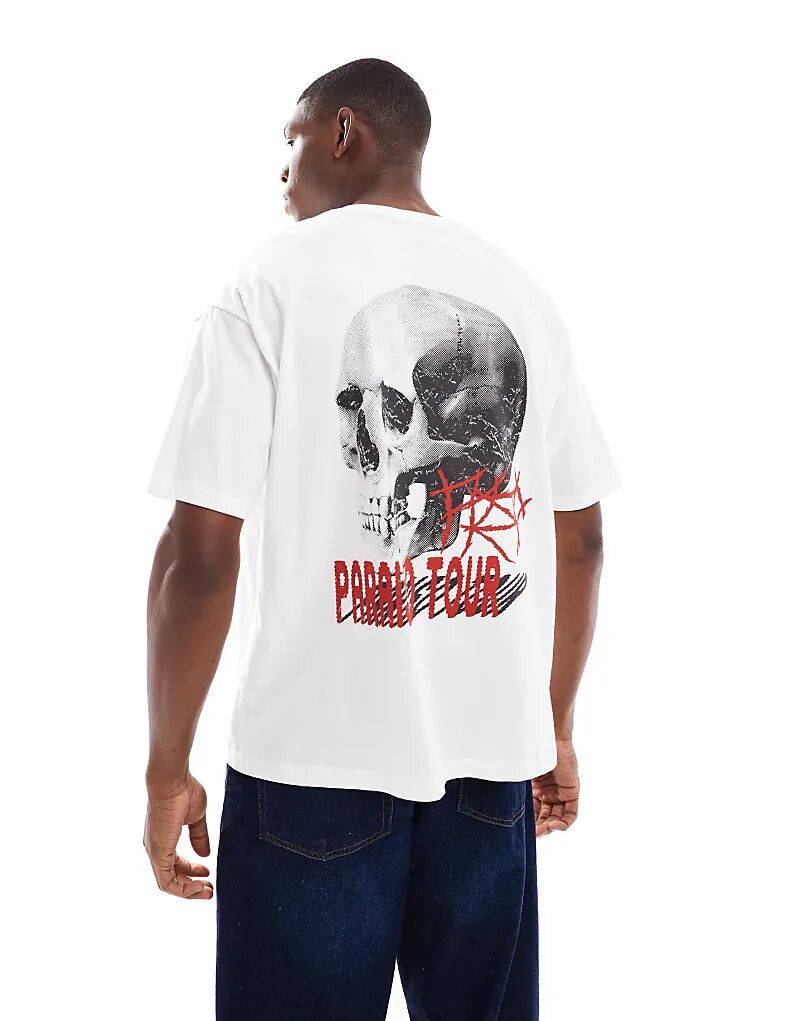 Футболка свободного кроя ASOS DESIGN белого цвета с принтом на спине
Футболка свободного кроя ASOS DESIGN белого цвета с принтом на спине