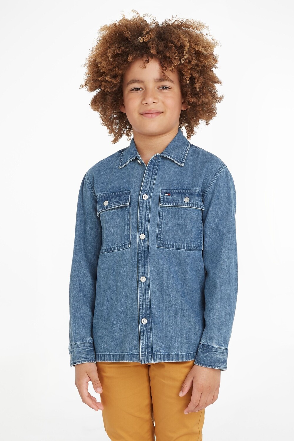 Рубашка из мягкого денима Tommy Hilfiger, синий
Рубашка из мягкого денима Tommy Hilfiger, синий