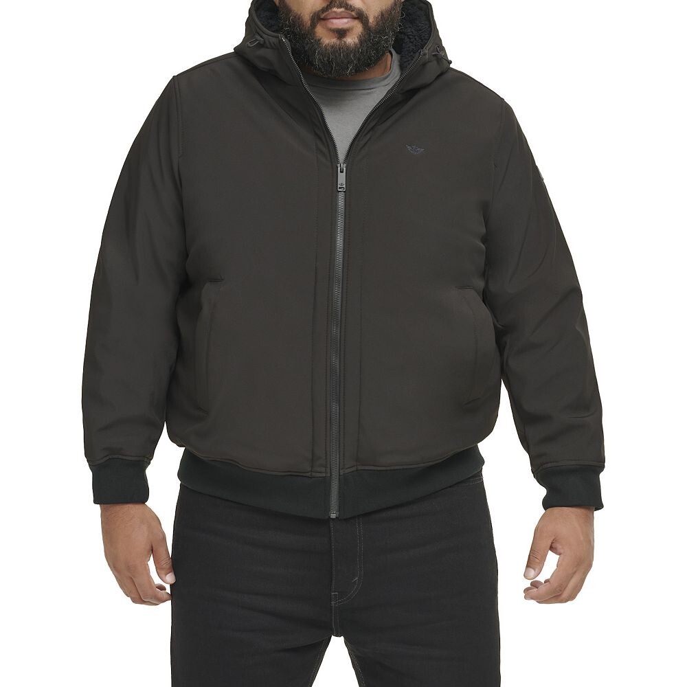Куртка-бомбер Big & Tall Dockers Softshell на подкладке из шерпы, черный
Куртка-бомбер Big & Tall Dockers Softshell на подкладке из шерпы, черный