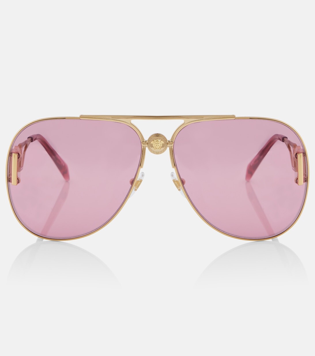Солнцезащитные очки-авиаторы Versace, розовый
Солнцезащитные очки-авиаторы Versace, розовый