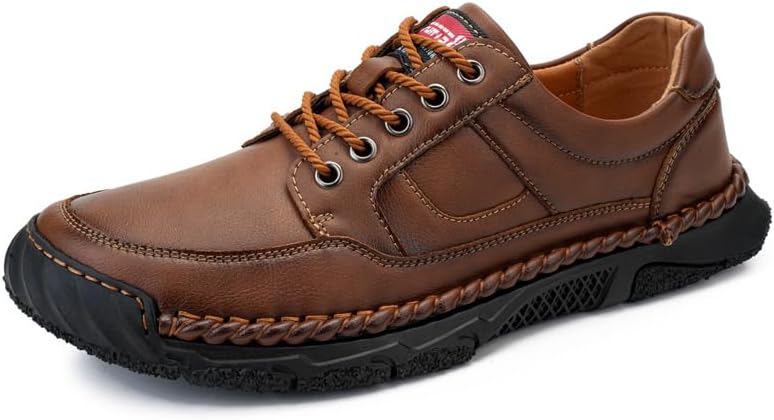 Мужские повседневные оксфорды Легкие дышащие туристические туфли Комфортные лоферы Противоскользящие и водительские туфли Asifn, коричневый
Мужские повседневные оксфорды Легкие дышащие туристические туфли Комфортные лоферы Противоскользящие и водительские туфли Asifn, коричневый