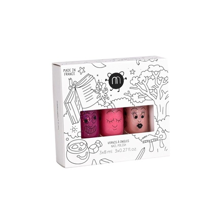 Детский набор лаков для ногтей Magic Forest 3 Nail Polishes Non-Toxic Nail Polish for Girls Manicure for Kids
Детский набор лаков для ногтей Magic Forest 3 Nail Polishes Non-Toxic Nail Polish for Girls Manicure for Kids