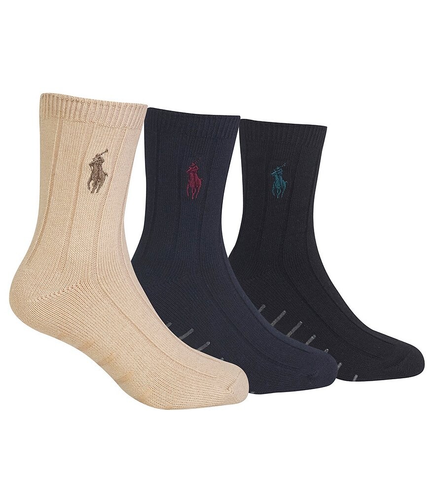 Комплект из 3 классических носков Polo Ralph Lauren для маленьких/больших мальчиков 2–11 лет, синий
Комплект из 3 классических носков Polo Ralph Lauren для маленьких/больших мальчиков 2–11 лет, синий