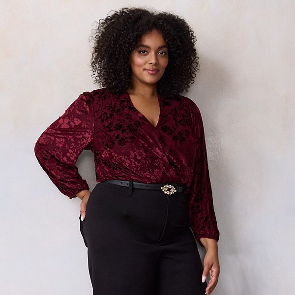 Боди с запахом Plus size Lc Lauren Conrad, Aged Wine
Боди с запахом Plus size Lc Lauren Conrad, Aged Wine