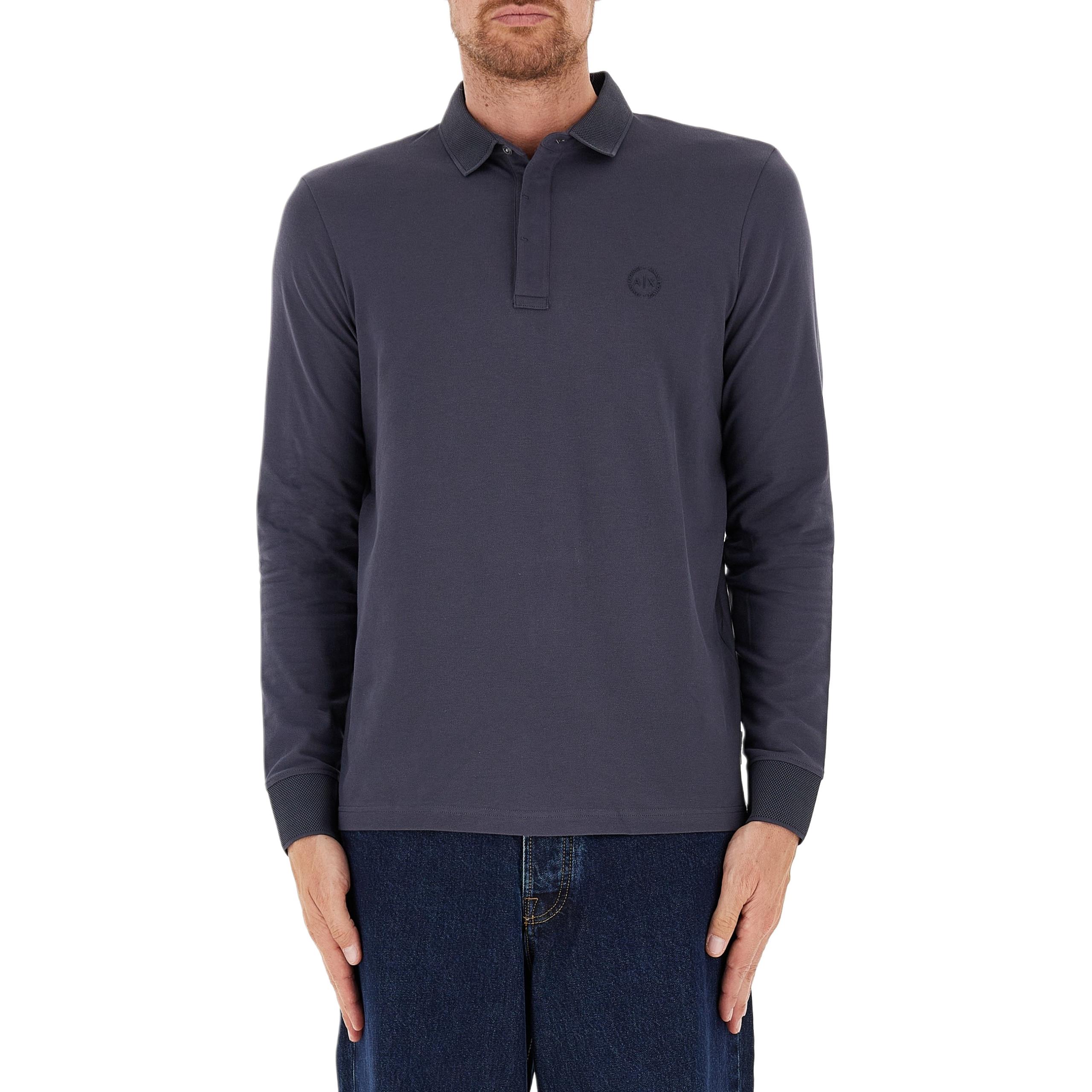 Футболка поло мужская морская синяя ARMANI EXCHANGE
Футболка поло мужская морская синяя ARMANI EXCHANGE