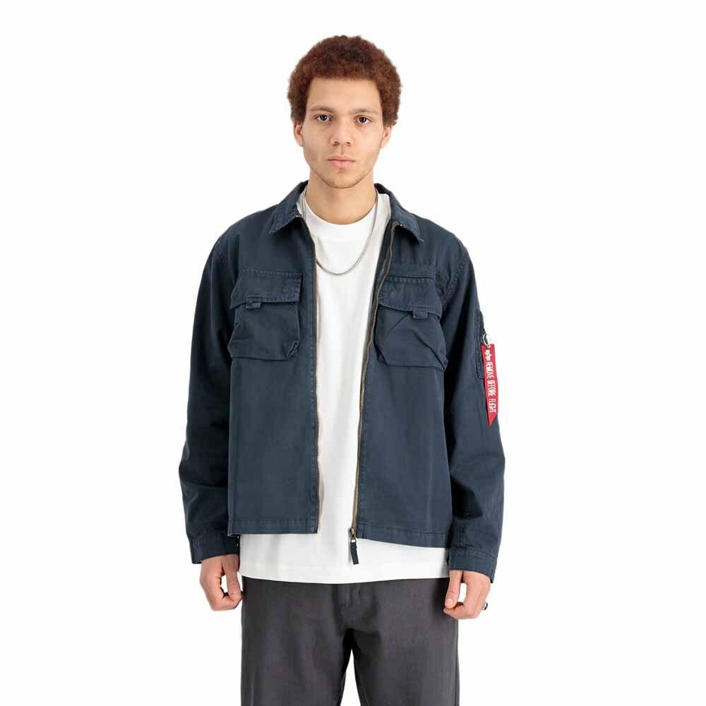 Куртка Alpha Industries Twill overshirt, синий
Куртка Alpha Industries Twill overshirt, синий