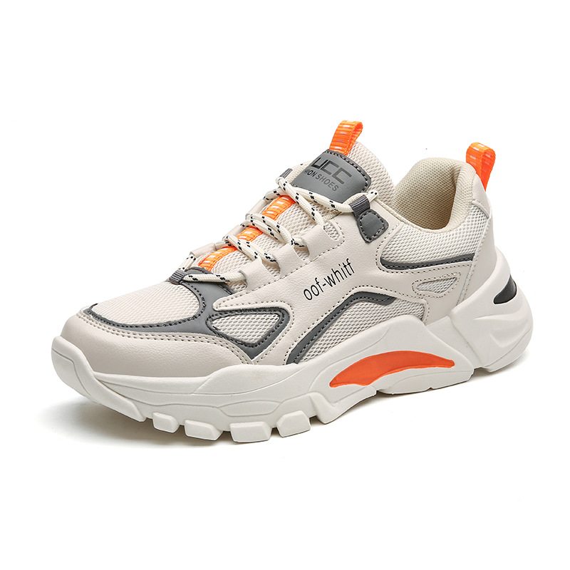 Дышащие, нескользящие и износостойкие низкие кроссовки на массивной подошве для мужчин TONYBEAR, Beige
Дышащие, нескользящие и износостойкие низкие кроссовки на массивной подошве для мужчин TONYBEAR, Beige