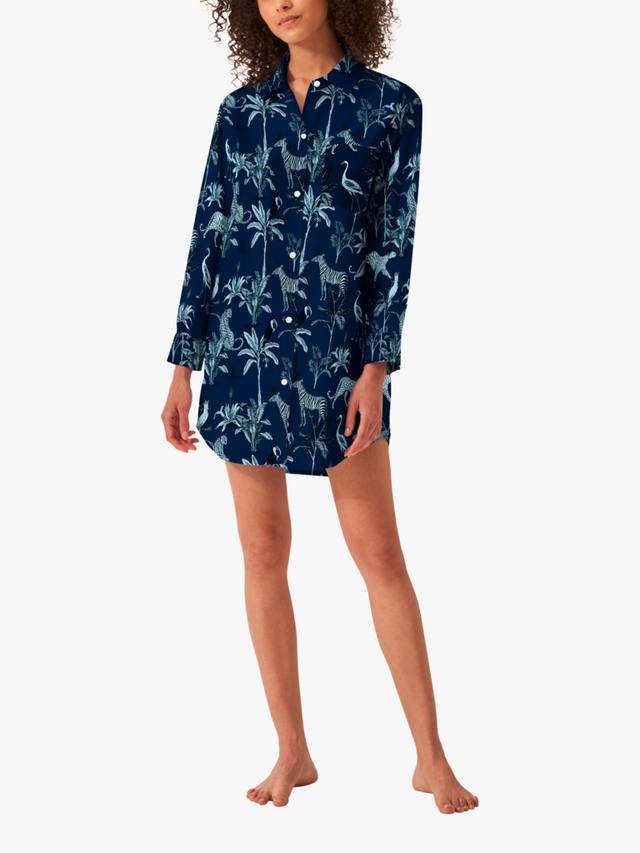 Ботанический джунгли органический хлопок ночная сорочка myza, Navy
Ботанический джунгли органический хлопок ночная сорочка myza, Navy
