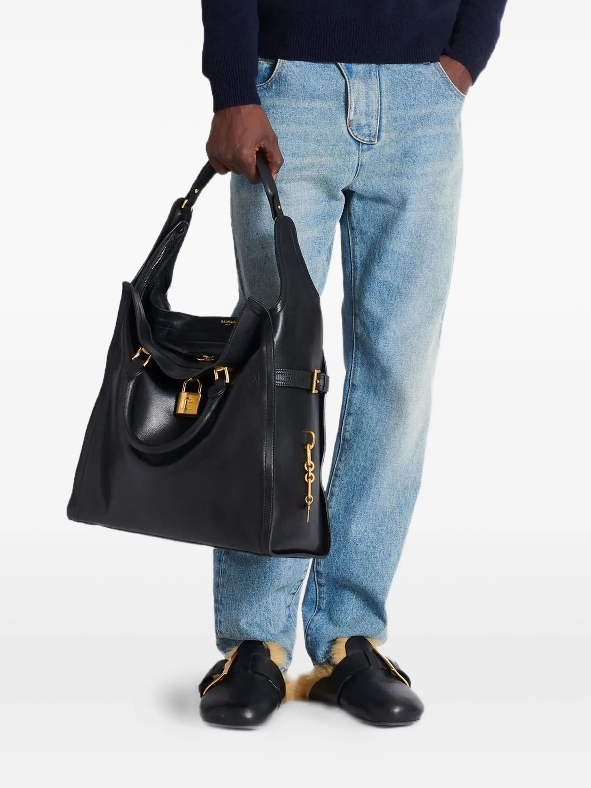 Хлопковые джинсы Balmain, синий
Хлопковые джинсы Balmain, синий