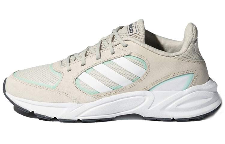Кроссовки 90S VALASION унисекс с низким верхом цвета «кремовый»/мятно-зеленый Adidas Neo