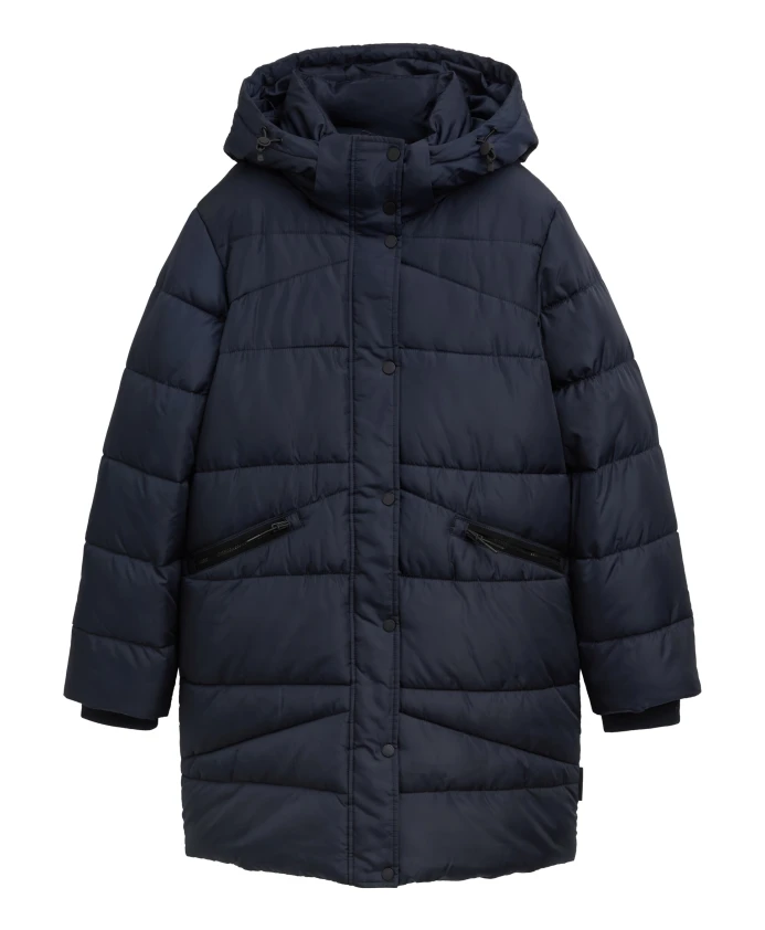 Пуховик с капюшоном водоотталкивающий. Tom Tailor, синий
Пуховик с капюшоном водоотталкивающий. Tom Tailor, синий