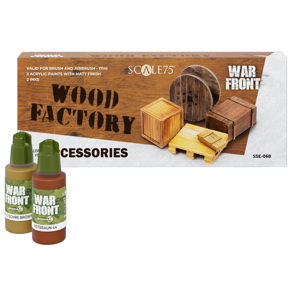 Аксессуары Scale 75 USA War Front Paint Set: Colors for Accessories - Wood Factory
Аксессуары Scale 75 USA War Front Paint Set: Colors for Accessories - Wood Factory