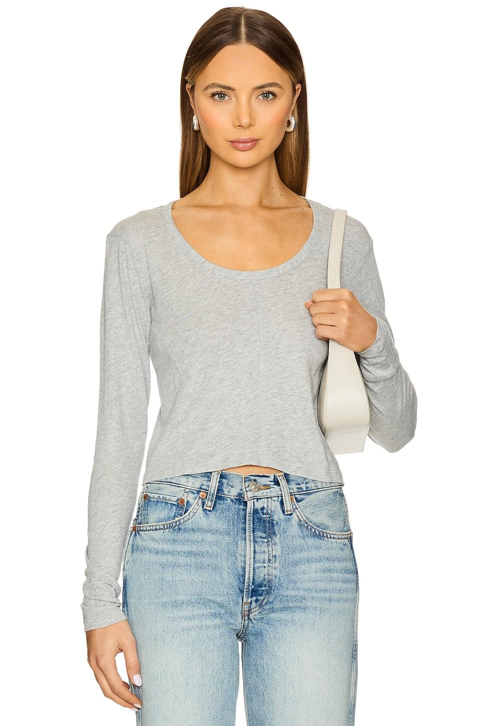 Укороченный топ с длинными рукавами Bobi, серый
Укороченный топ с длинными рукавами Bobi, серый