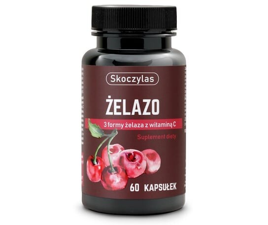 Skoczylas, Железо 3 формы с витамином С, 60 капсул.