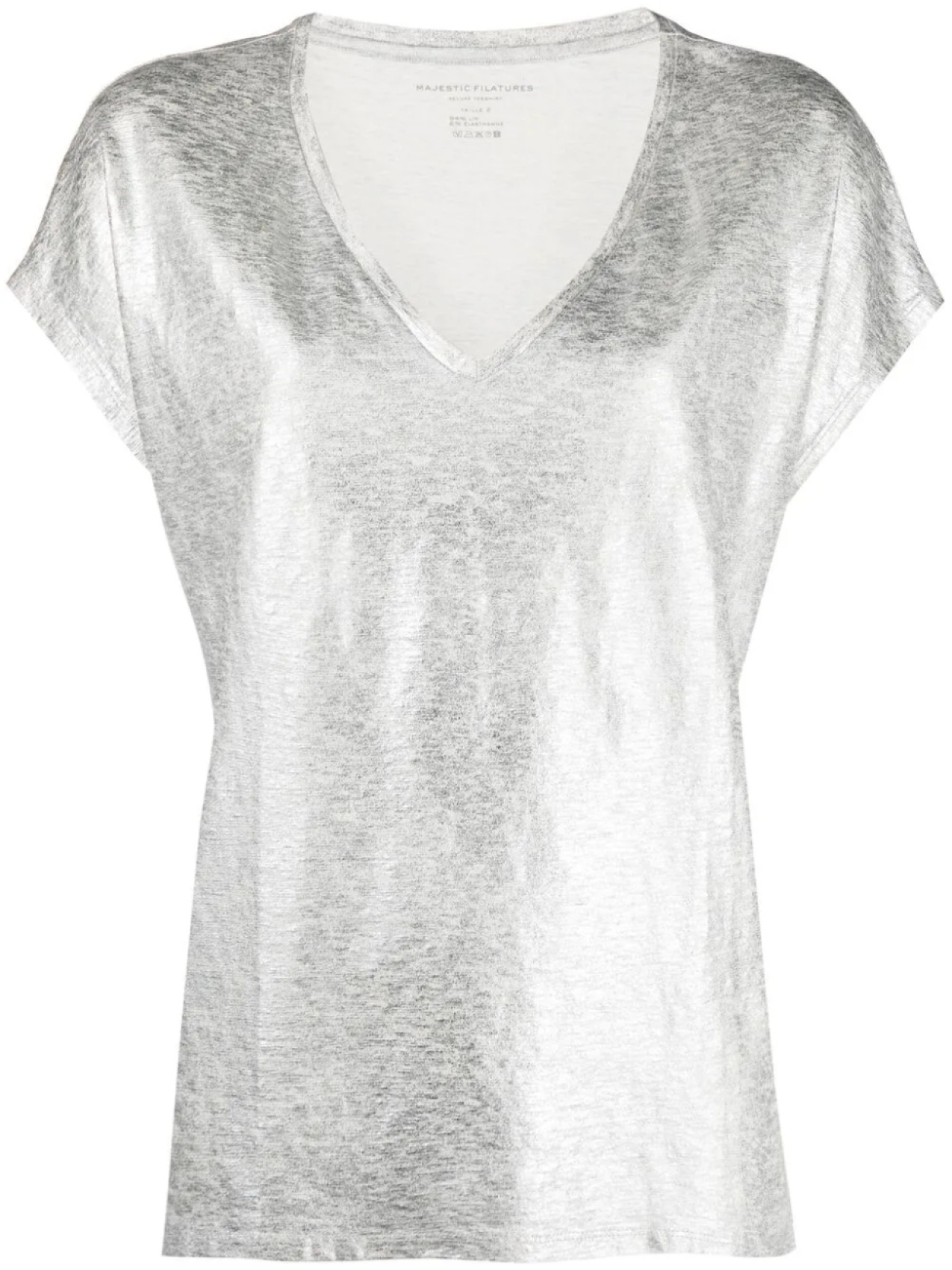 Футболка с эффектом металлик Majestic Filatures, серый
Футболка с эффектом металлик Majestic Filatures, серый