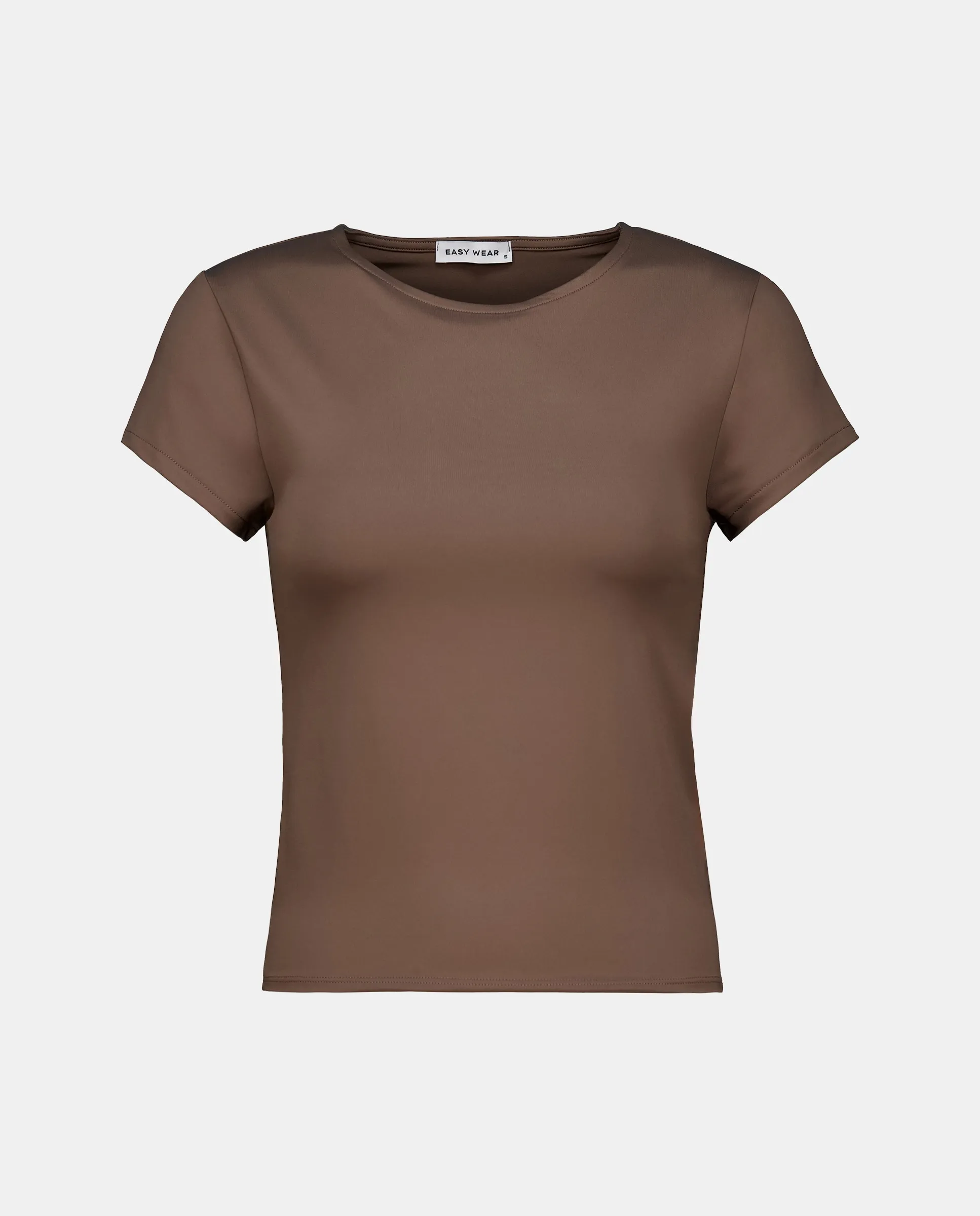 Женская футболка с коротким рукавом Easy Wear, коричневый 
Женская футболка с коротким рукавом Easy Wear, коричневый
