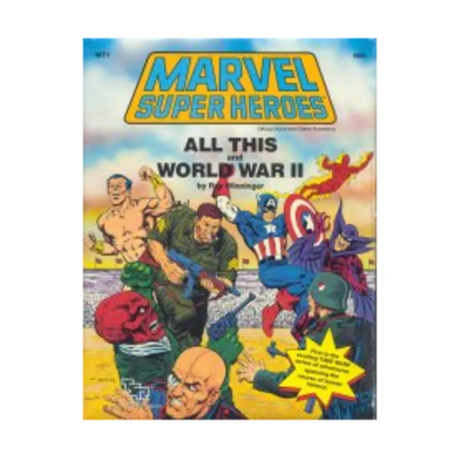 Модуль Time Warp Trilogy #1 - All This and World War II, Marvel Super Heroes (TSR)
Модуль Time Warp Trilogy #1 - All This and World War II, Marvel Super Heroes (TSR)