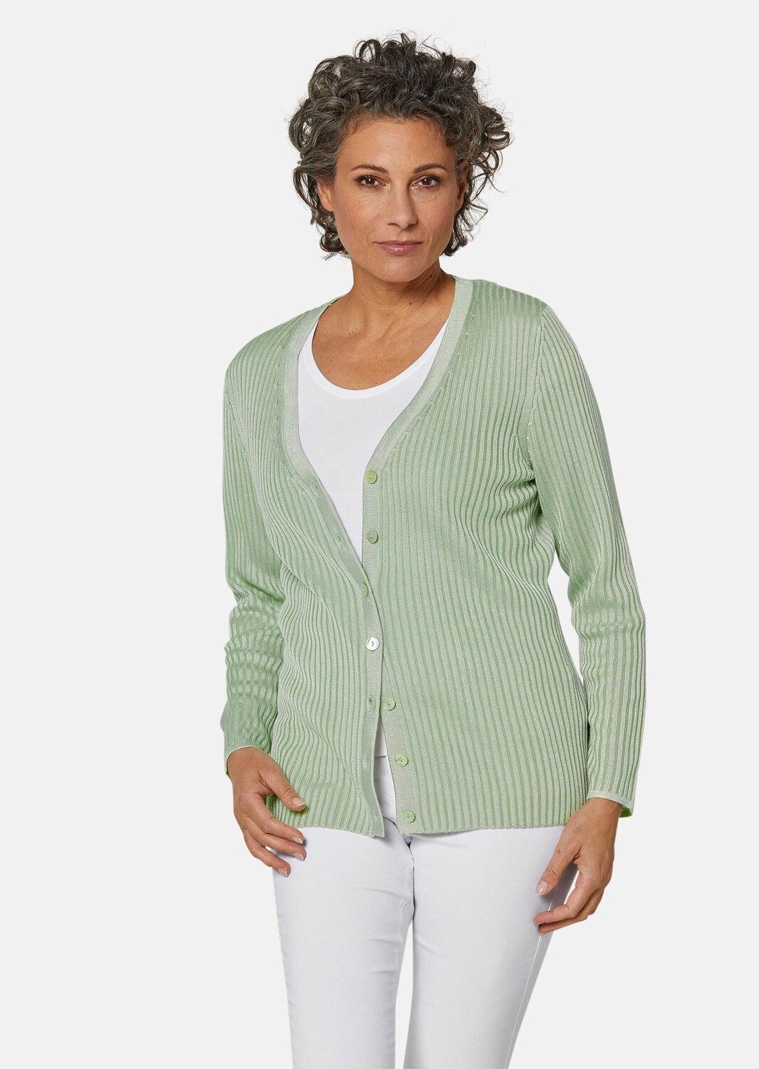 Кардиган GOLDNER Strickjacke, цвет salbei
Кардиган GOLDNER Strickjacke, цвет salbei