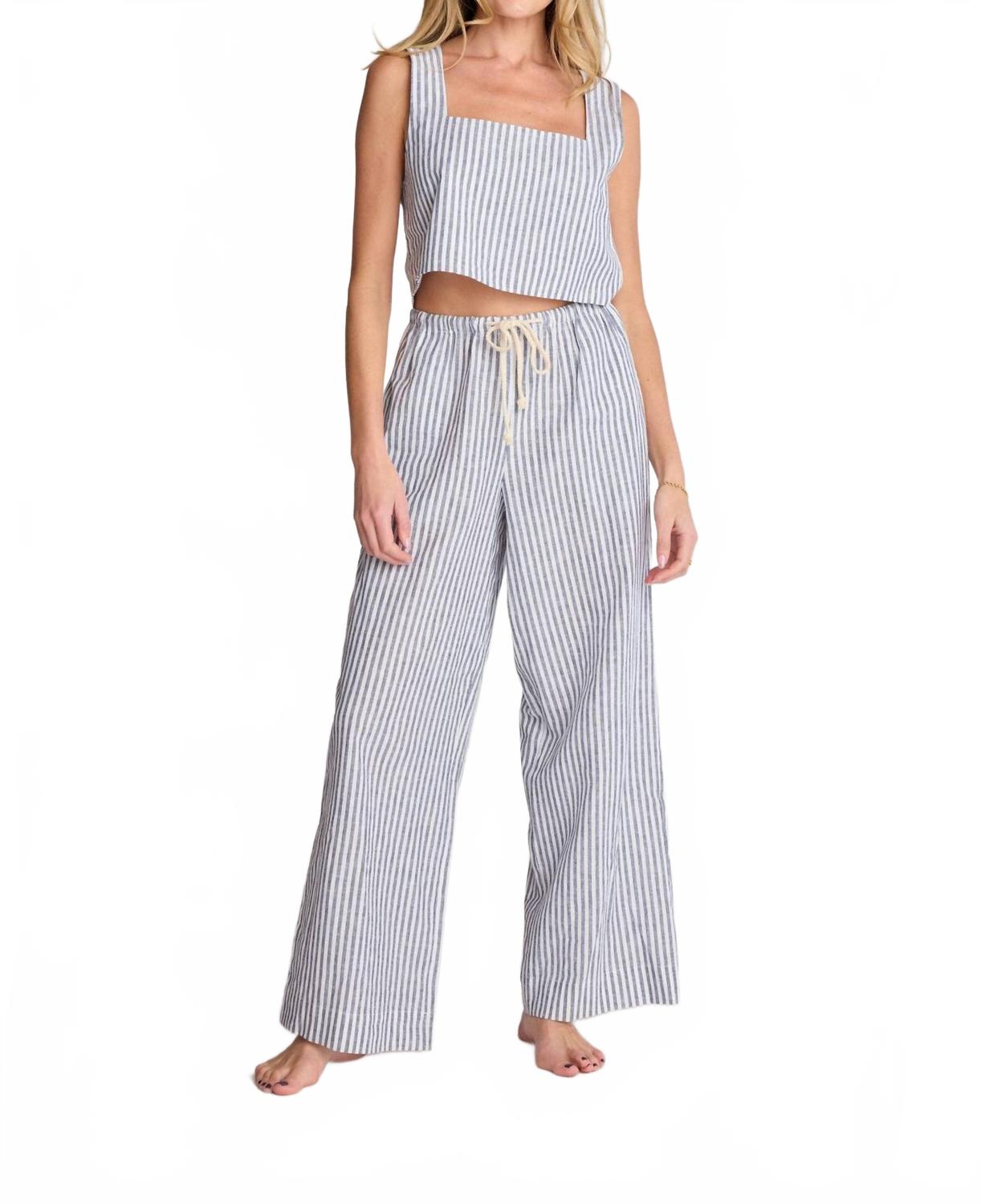 Женские брюки Dahlia из льняной полоски Sunday Ritual, Linen Stripe
Женские брюки Dahlia из льняной полоски Sunday Ritual, Linen Stripe