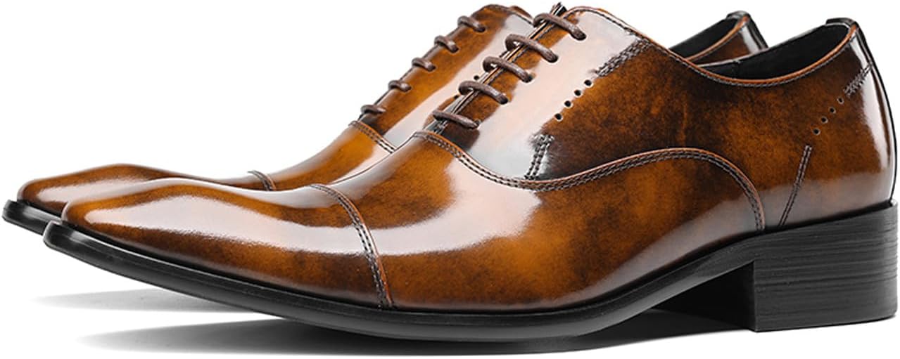 Мужские ручные оксфорды Santimon, Настоящие кожаные броги дерби для бизнеса/свадьбы/смокинга, Формальная обувь с амортизирующей подошвой, Люксовая обувь для выпускного и повседневного использования, коричневый
Мужские ручные оксфорды Santimon, Настоящие кожаные броги дерби для бизнеса/свадьбы/смокинга, Формальная обувь с амортизирующей подошвой, Люксовая обувь для выпускного и повседневного использования, коричневый