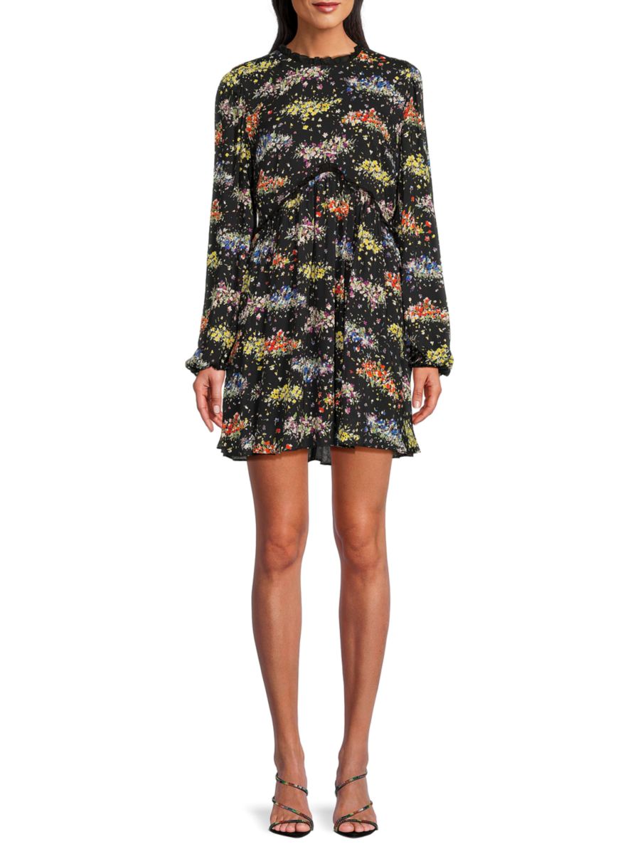 Мини-платье с цветочным принтом Codi Amur, черный мульти
Мини-платье с цветочным принтом Codi Amur, черный мульти