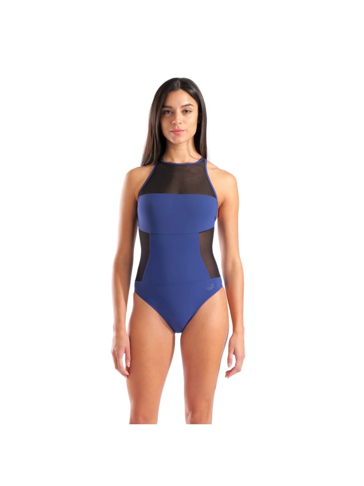 Arena Купальник с сетчатыми вставками, темно-синий
Arena Купальник с сетчатыми вставками, темно-синий